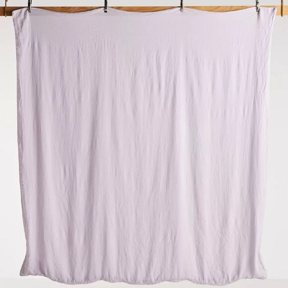 Anthropologie Washed Linen Duvet Cover – Lilac King – Discontinued NWT - Picture 2 of 6